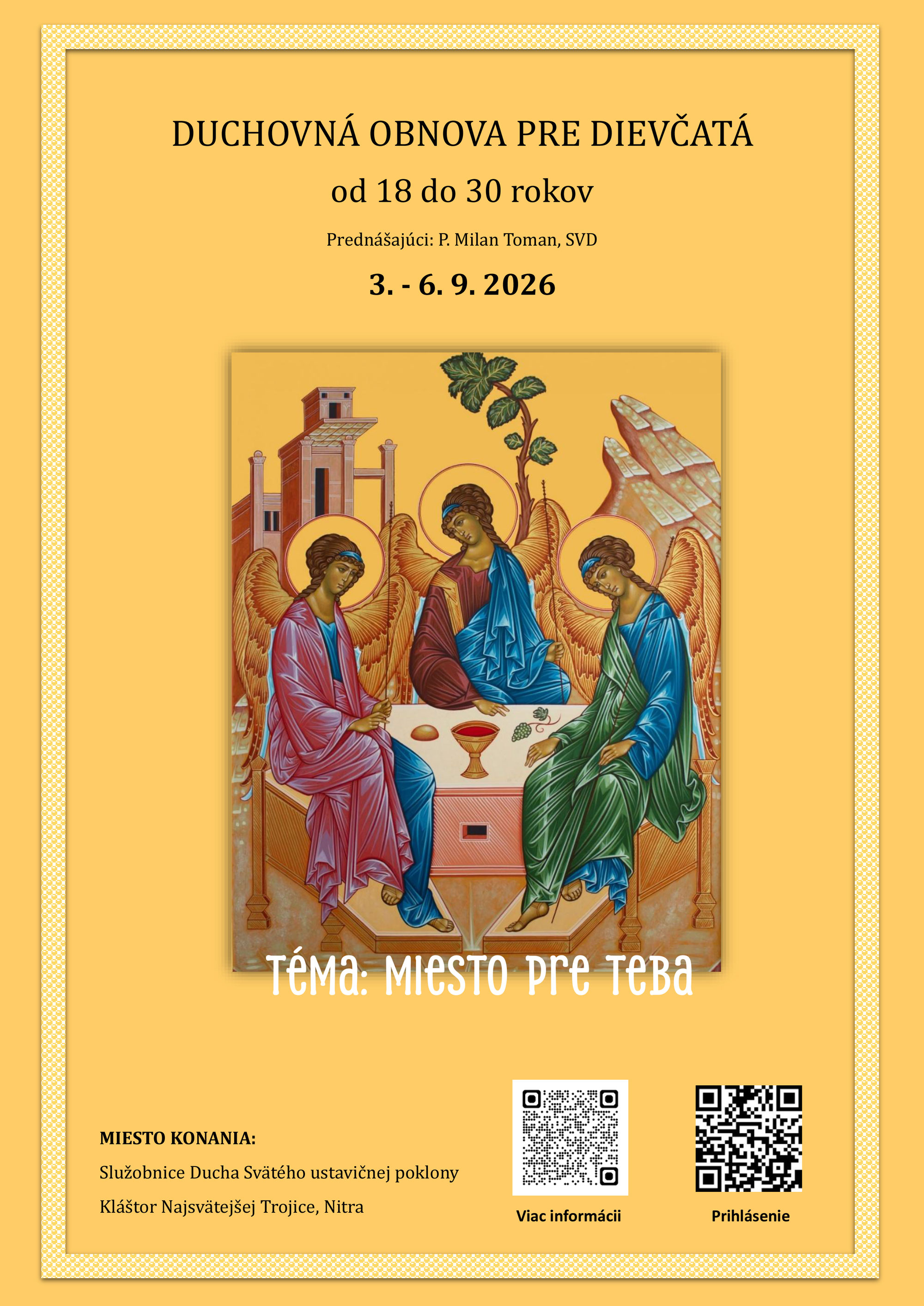 Duchovná obnova pre dievčatá